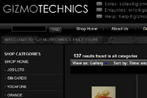Gizmotechnics eBay Shop Design