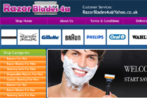 RazorBlades4u eBay Shop Design