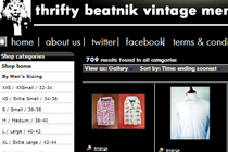 Thrifty Beatnik Vintage Mens Clothing eBay Shop Design